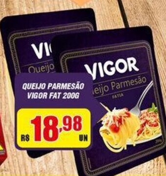 Violeta Supermercados Queijo Parmesão Vigor fat 200g oferta