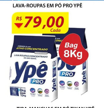 Assaí Atacadista Lava roupas em pó Pro Ypê 8kg oferta