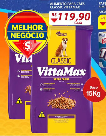 Assaí Atacadista Alimento para cães Classic Vittamax 15kg oferta