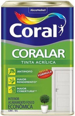 Quero Quero Tinta acrilica coralar branco gelo fosco 18l oferta