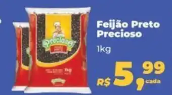 Supermercados Mateus Feijão Preto Precioso 1kg oferta