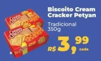 Supermercados Mateus Biscoito Cream Cracker Petyan 350g oferta