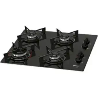 Cooktop fit line, fischer, mesa de vidro temperado, 4 bocas, preto - 26342-57175