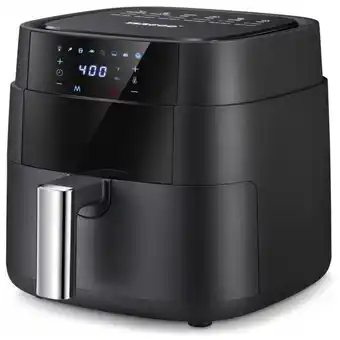 Carrefour Fritadeira elétrica airfryer 4.7l com painel digital e cesto antiaderente, 110v, isacco, preto oferta