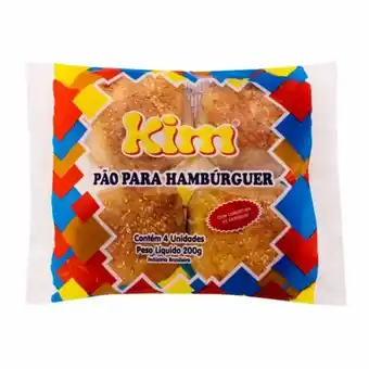 Pao hamburguer kim 200g 4un gengelim