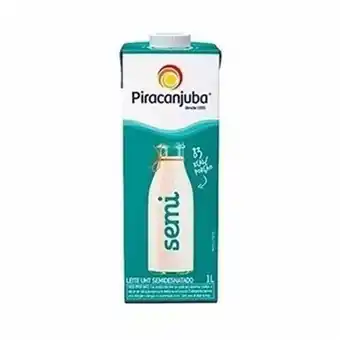 Leite uht piracanjuba semi desnatado 1lt