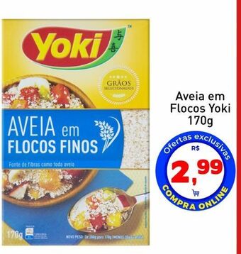 Tonin Superatacado Aveia em flocos yoki 170g oferta