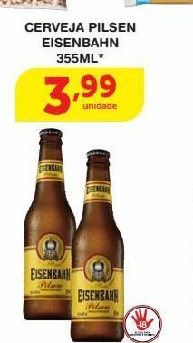 Cerveja pilsen eisenbahn 355ml*