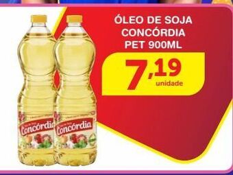 Roldão Óleo de soja concórdia pet 900ml oferta