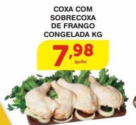 Roldão Coxa com sobrecoxa de frango congelada kg oferta