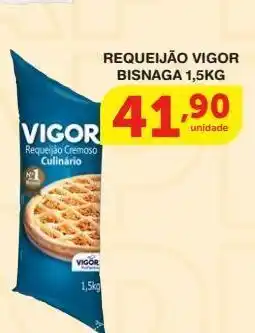 Roldão Requeijão vigor bisnaga 1,5 kg oferta