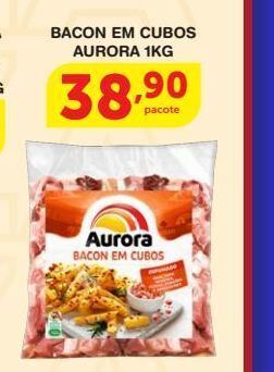 Roldão Bacon em cubos aurora oferta