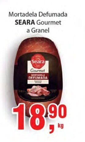 Supermercados Mundial Mortadela Defumada Seara Gourmet 1kg oferta