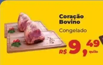Supermercados Mateus Coração Bovino 1kg oferta