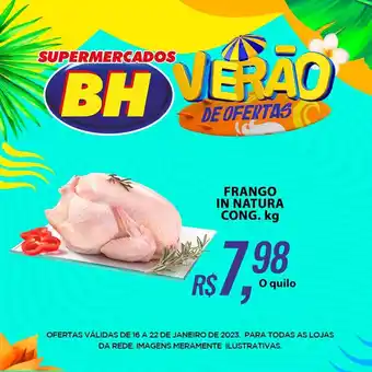 Supermercados BH Frango in Natura cong. 1kg oferta