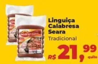 Linguiça Calabresa Seara 1kg
