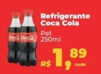 Supermercados Mateus Refrigerante Coca Cola 250ml oferta