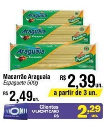 Fort Atacadista Macarrão Araguaia 500g oferta
