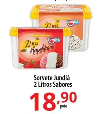 Sorvete Jundia 2L Sabores
