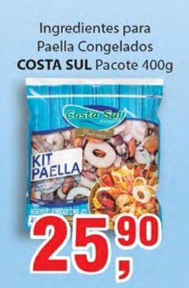 Supermercados Mundial Costa Sul 400g oferta