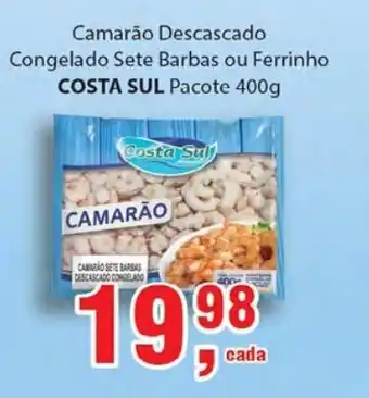 Congelado Sete Barbas ou Ferrinho Costa Sul 400g