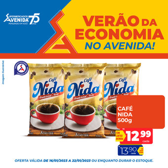 Supermercados Avenida Café Nida 500g oferta