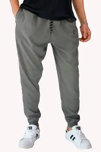 Calça masculina tactel jogger esportiva tno 903 cinza