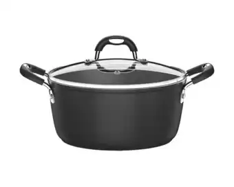 Pão de Açúcar Caçarola tramontina mônaco induction antiaderente tampa de vidro 24cm oferta