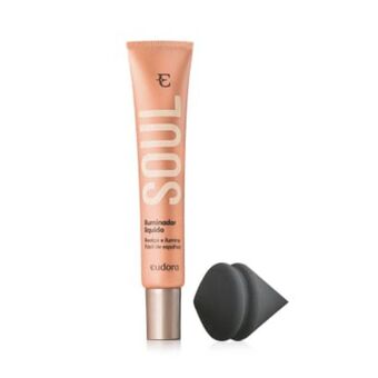Kit iluminador líquido + esponja facial