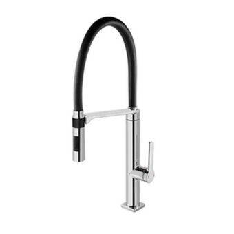 Leroy Merlin Torneira monocomando gourmet para pia de cozinha bica alta cromada e preta doc docol oferta