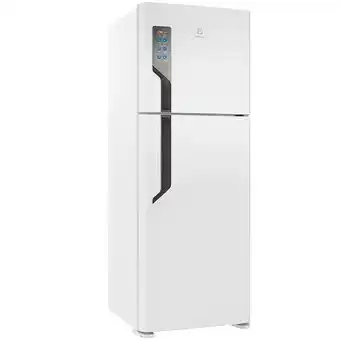 Geladeira refrigerador electrolux 431 litros frost free 2 portas duplex tf55