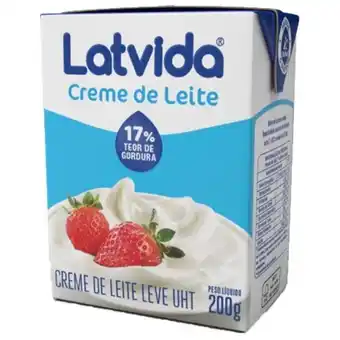 Supermercados Myatã Creme de leite latvida 200g oferta