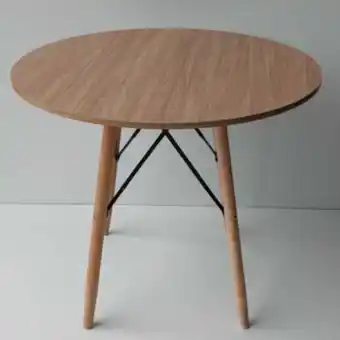 Eletrosom Mesa redonda 90cm eames eiffel mezzo castani - k&k oferta