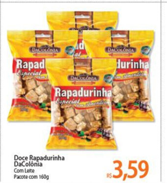 Atacadão Doce Rapadurinha DaColonoa 160g oferta