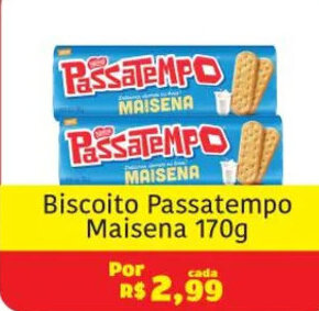 Royal Supermercados Biscoito Passatempo Maisena 170g oferta