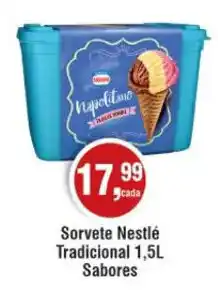 Royal Supermercados Sorvete Nestlé Trad. 1.5L Sabores oferta