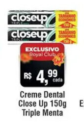 Creme Dental Close Up 150g Triple Menta