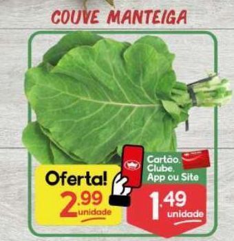 Supermercados Princesa Couve manteiga unidade oferta