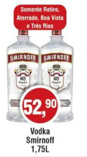 Royal Supermercados Vodka Smirnoff 1.75L oferta