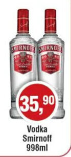 Royal Supermercados Vodka Smirnoff 998ml oferta