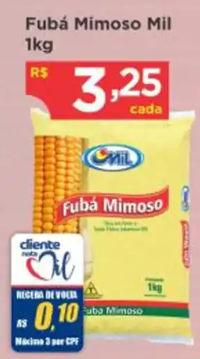 Fubá Mimoso Mil 1kg