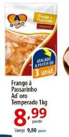 Frango á Passarinho Ad'Oro Temperado 1kg