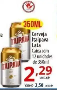Akki Atacadista Cerveja Itaipava lata 350ml oferta
