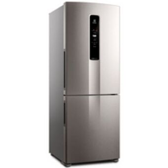 Novo Mundo Geladeira / refrigerador electrolux inverter, duplex, frost free, controle de temperatura, 490l, inox- ib54s oferta
