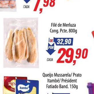 Supermercados BH Filé de merluza oferta