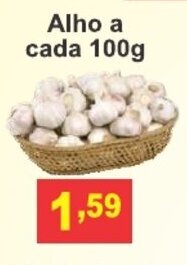 Calvo Atacadista Alho a cada 100g oferta