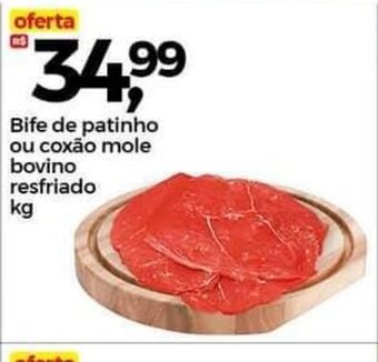 Frangolândia Bife de Patinho ou coxão mole bovino resf. 1kg oferta