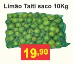 Calvo Atacadista Limao Taiti saco 10kg oferta