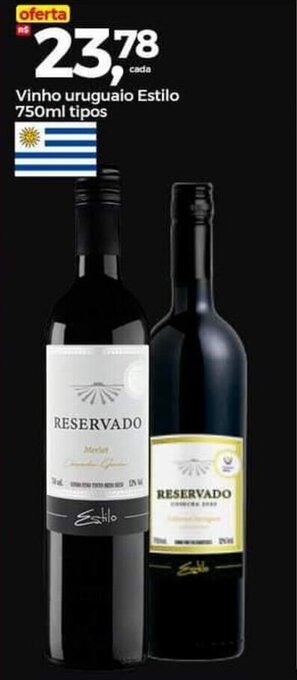 Frangolândia Vinho Uruguaio Estilo 750ml tipos oferta