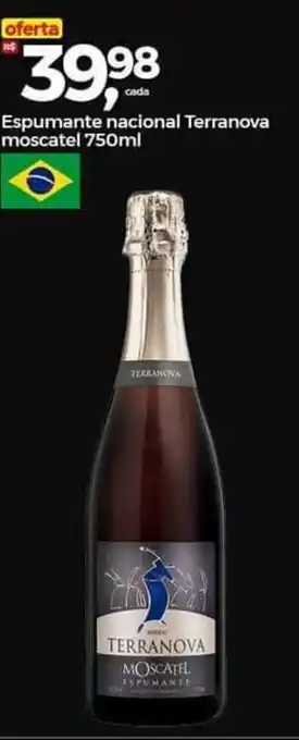 Frangolândia Espumante Nacional Terranova Moscatel 750ml oferta